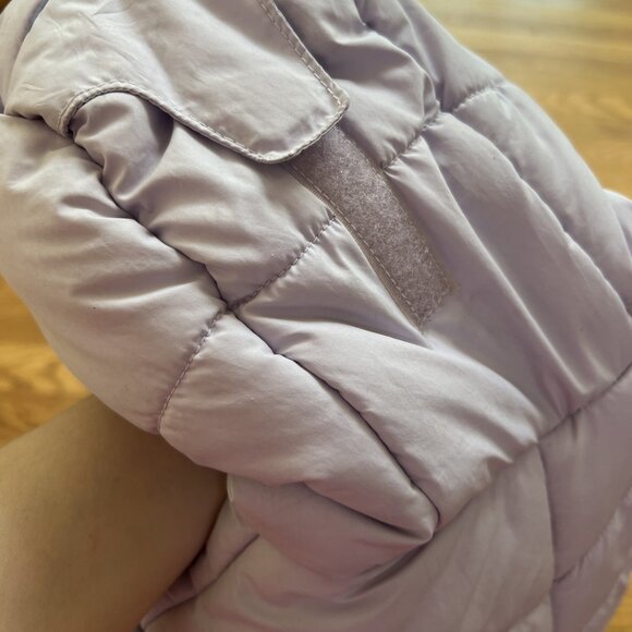 Columbia Girls Puffer Hooded Jacket Size xs Full Zip Up Kids Puffer Coat - Picture 5 of 5